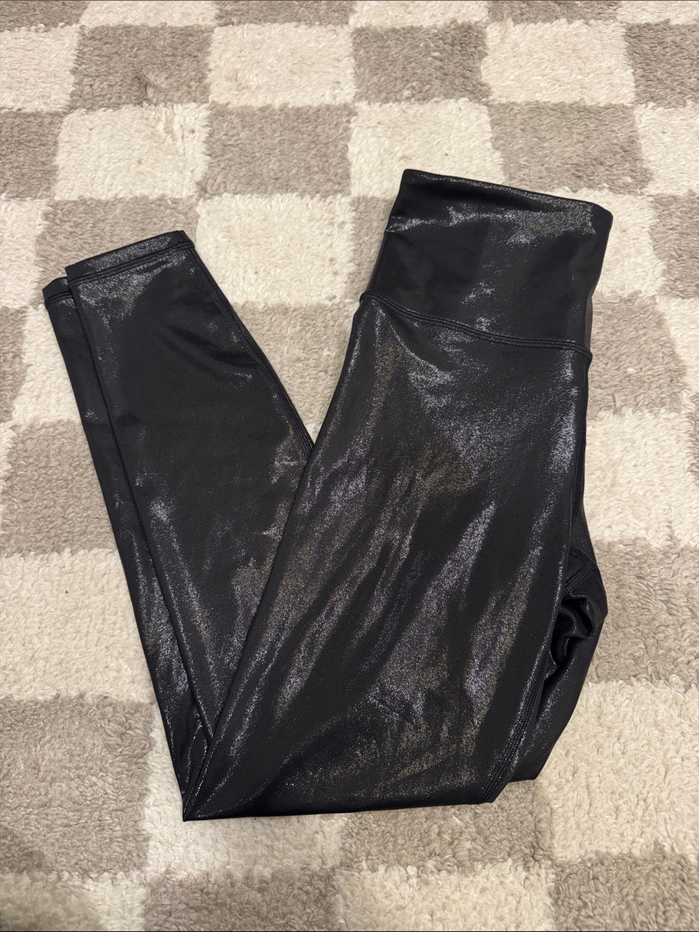 Athleta Elation Shine Black High-Waist Leggings